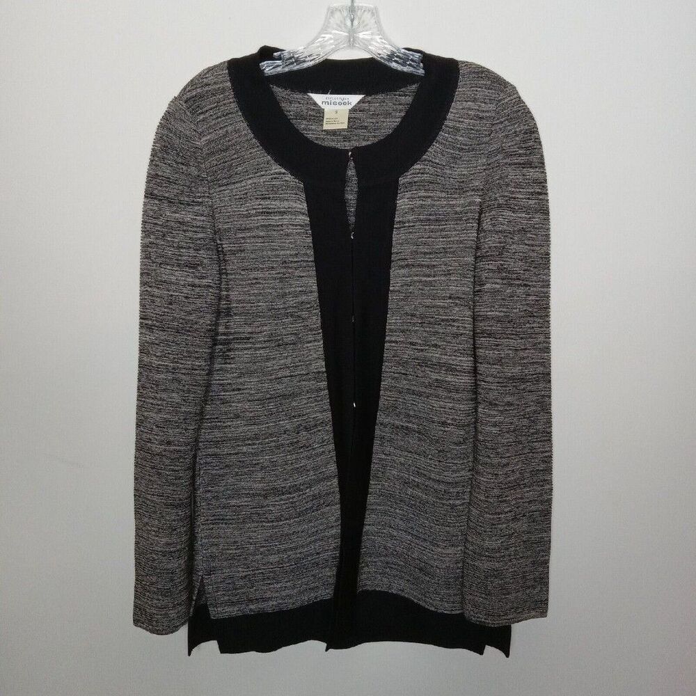 Misook Womens Sweater Cardigan Size Small FLAWED-Stained